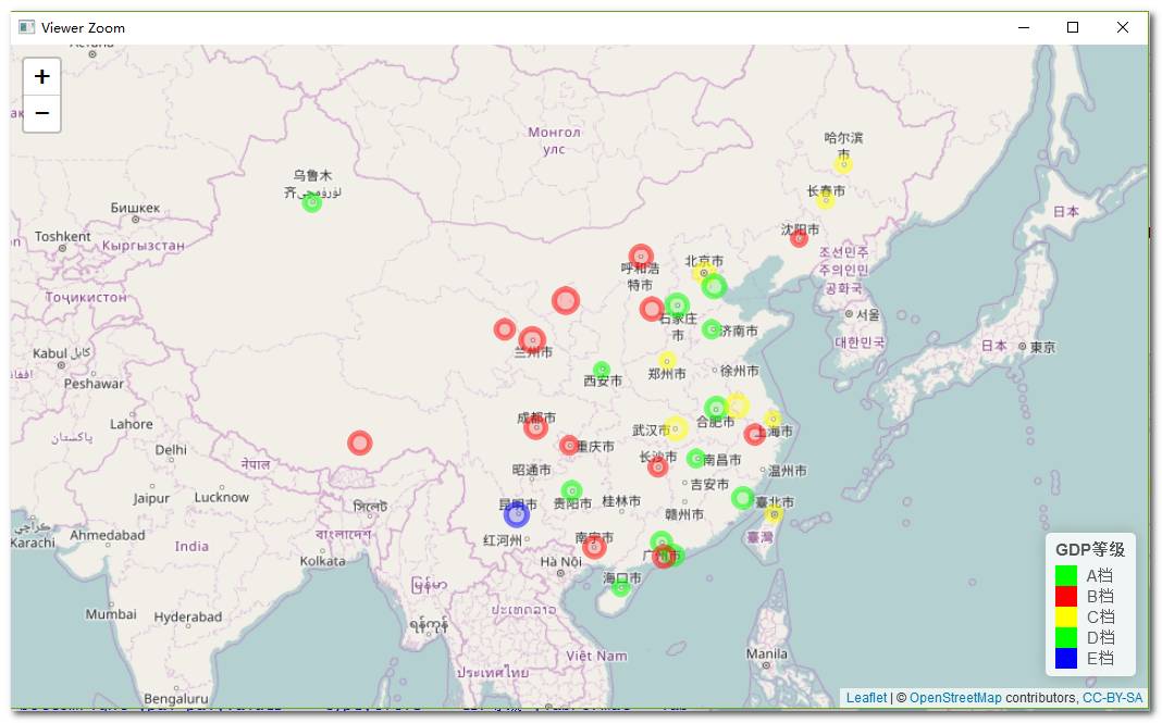 leaflet散点地图实例分析