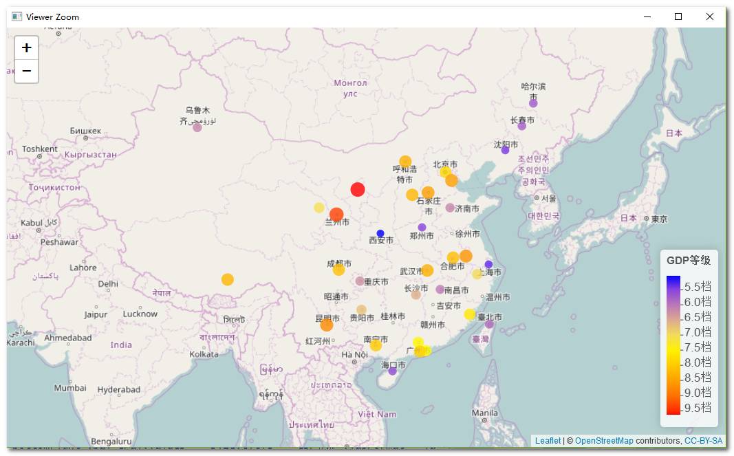 leaflet散点地图实例分析