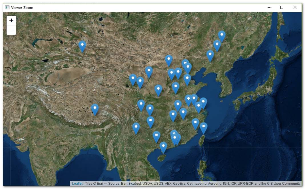 leaflet散点地图实例分析