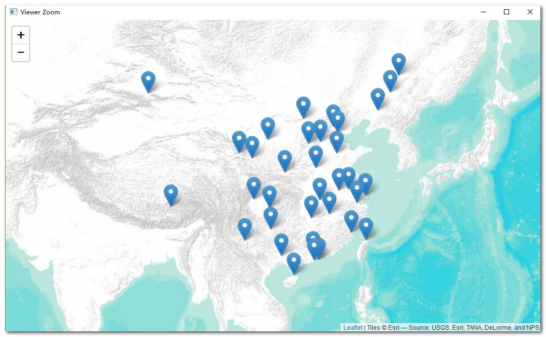 leaflet散点地图实例分析