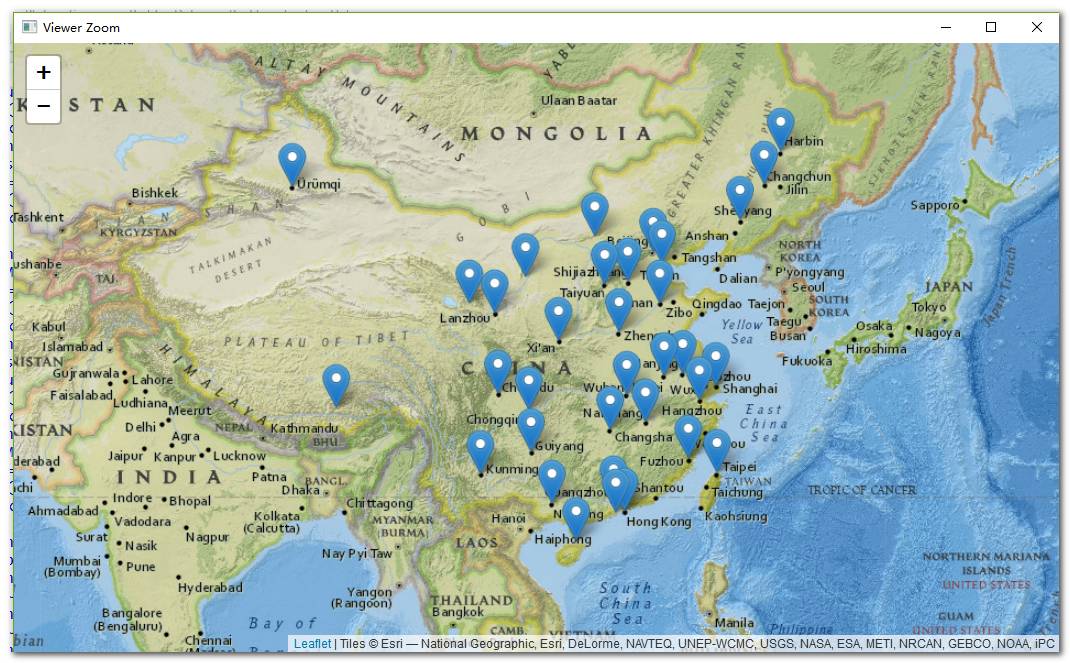 leaflet散点地图实例分析