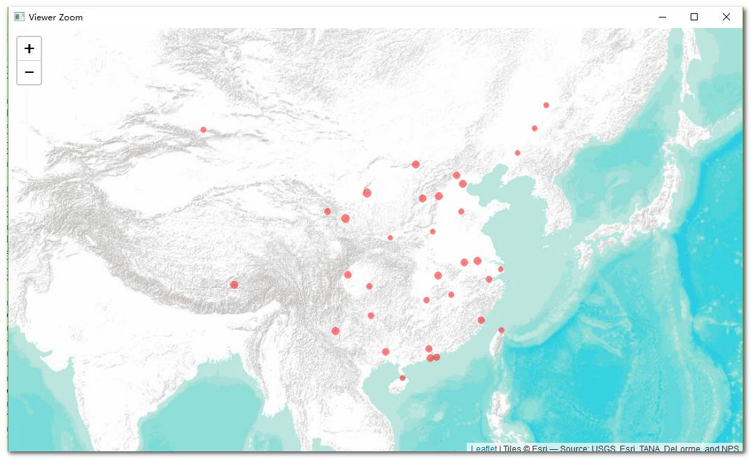 leaflet散点地图实例分析