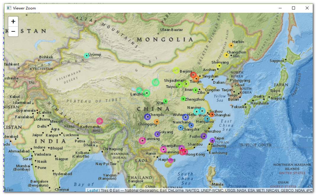 leaflet散点地图实例分析