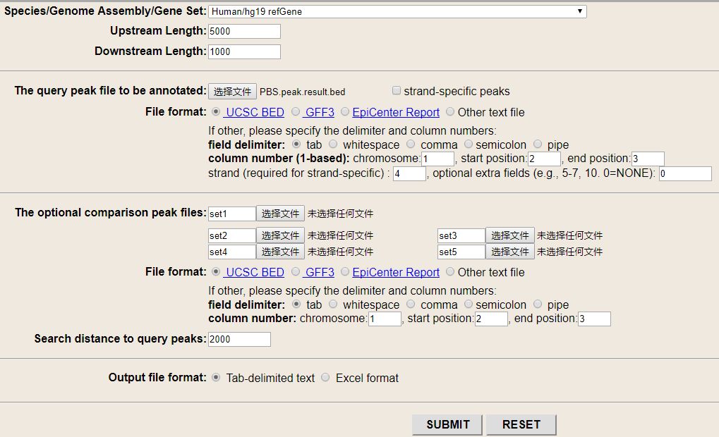 对peak区域进行基因注释的在线工具PAVIS是怎样的