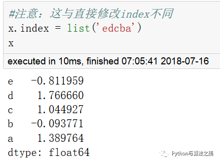 python中的一维Series指的是什么