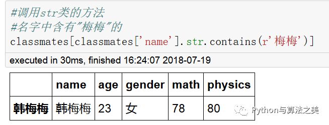 二维dataframe中类SQL操作是怎样的