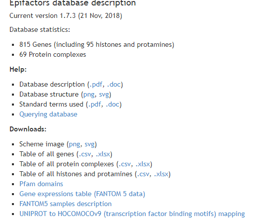 Epifactors是什么数据库