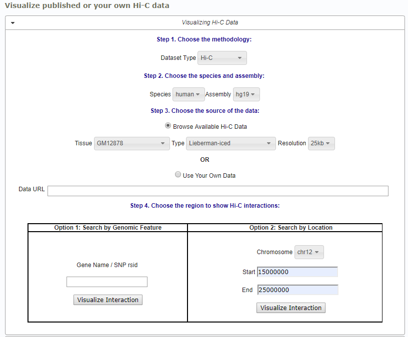 Hi-C数据可视化工具Genome Browser的实例分析