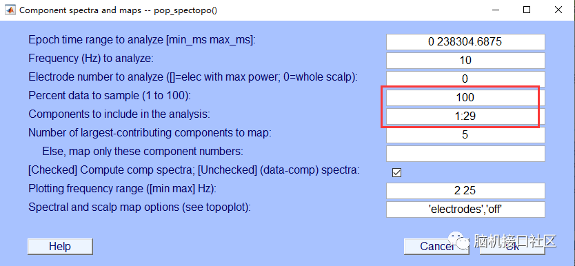 eeglab中如何绘制component spectra and maps和独立成分ERPs