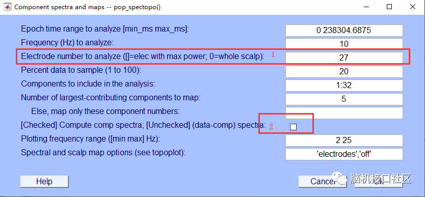 eeglab中如何绘制component spectra and maps和独立成分ERPs