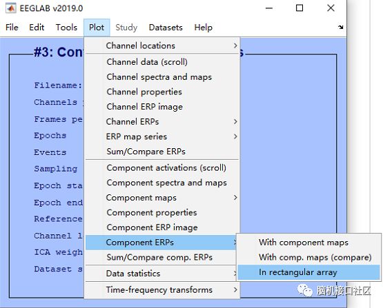 eeglab中如何繪制component spectra and maps和獨立成分ERPs