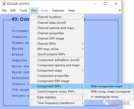 eeglab中如何绘制独立成分ERP贡献