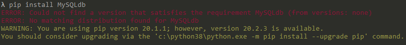 windows中怎么安装 MySQLdb