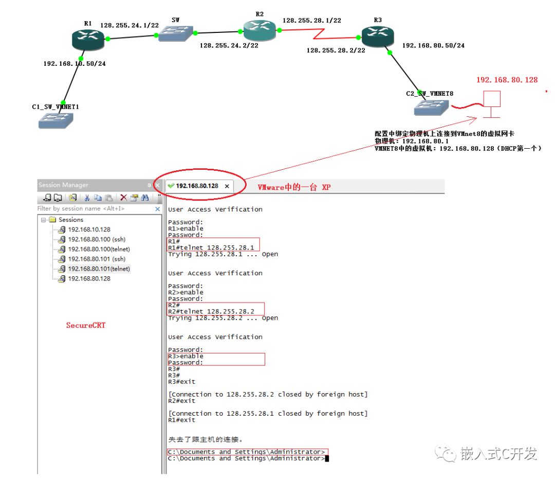 怎么在Linux上安装配置telnet服务与SecureCRT的使用