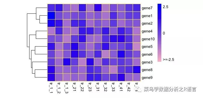 Pheatmap怎样绘制热图