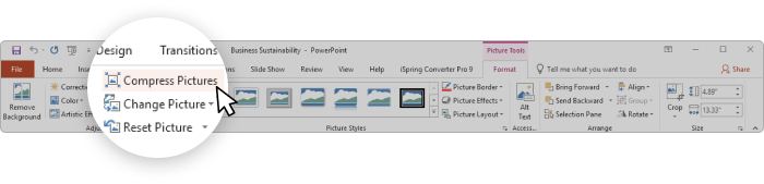 iSpring Suite如何压缩PowerPoint演示文稿