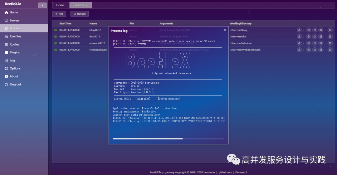 Linux中怎么使用BeetleX部署.NET多站点服务