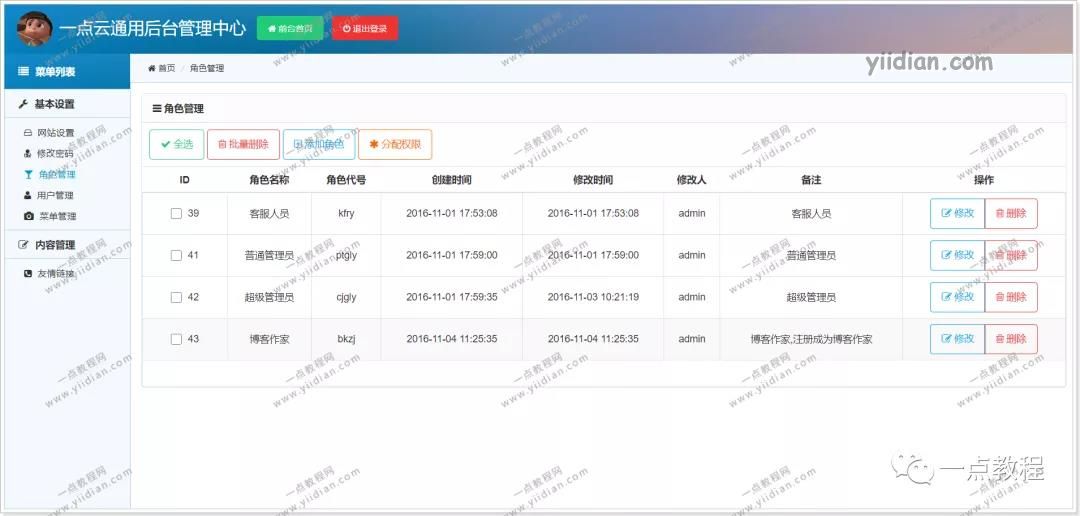 基于SpringBoot+LayUI+Freemarker+Mybatis的通用后台管理系统是怎样的