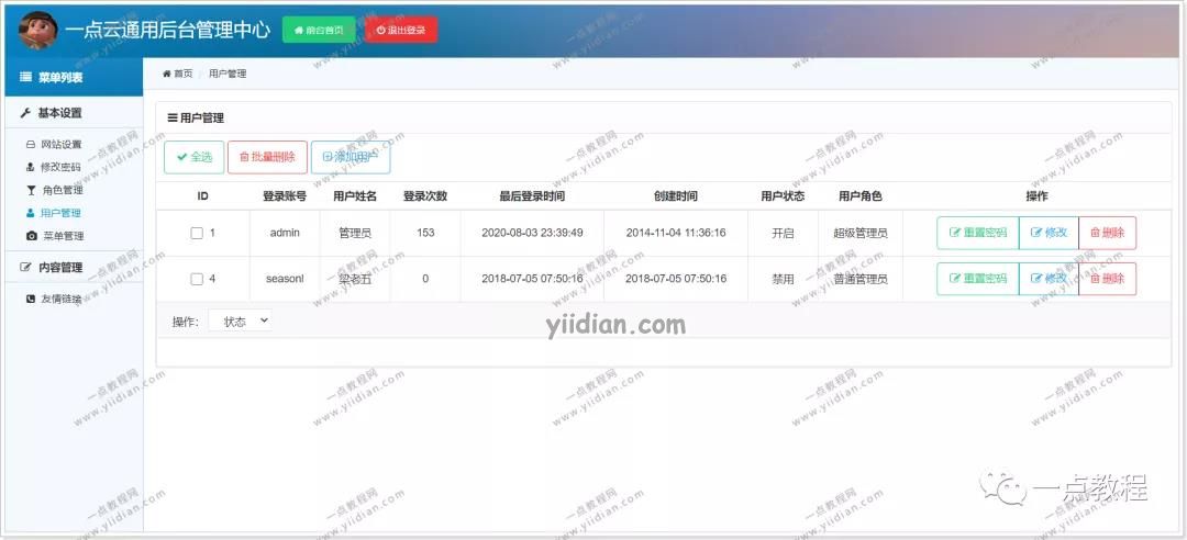 基于SpringBoot+LayUI+Freemarker+Mybatis的通用后台管理系统是怎样的