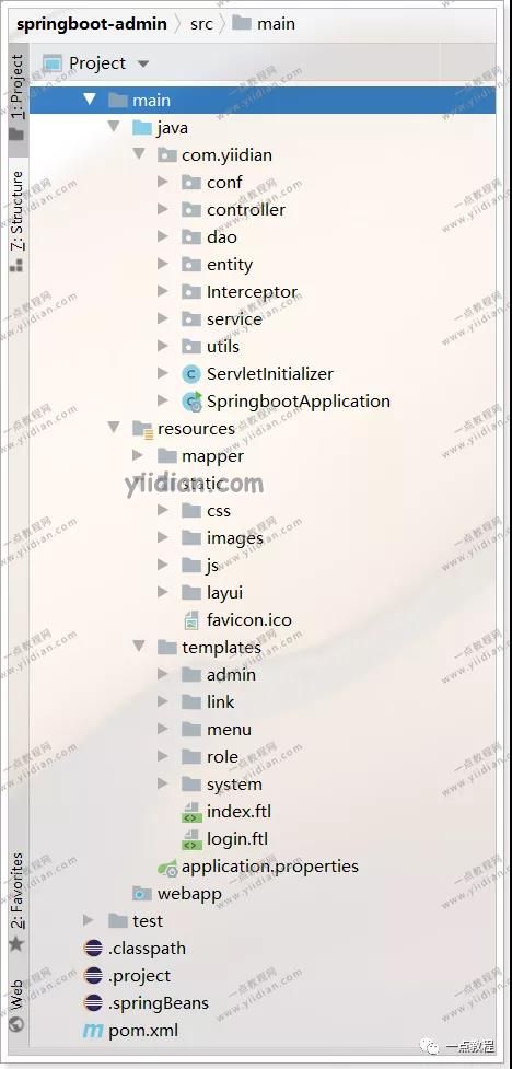 基于SpringBoot+LayUI+Freemarker+Mybatis的通用后台管理系统是怎样的