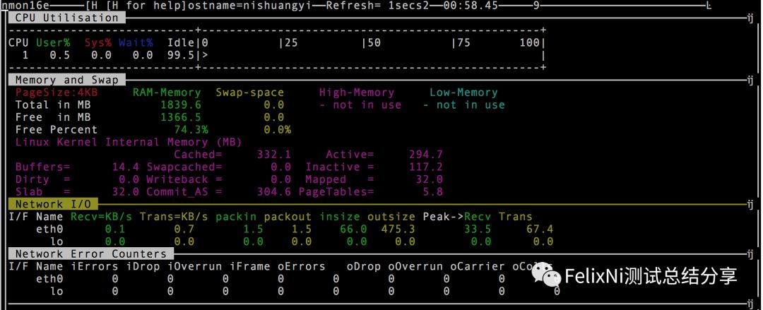 Linux中如何使用Nmon性能監(jiān)控工具