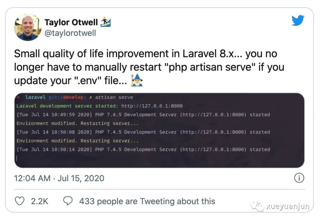 Laravel 8新特性和功能优化是什么