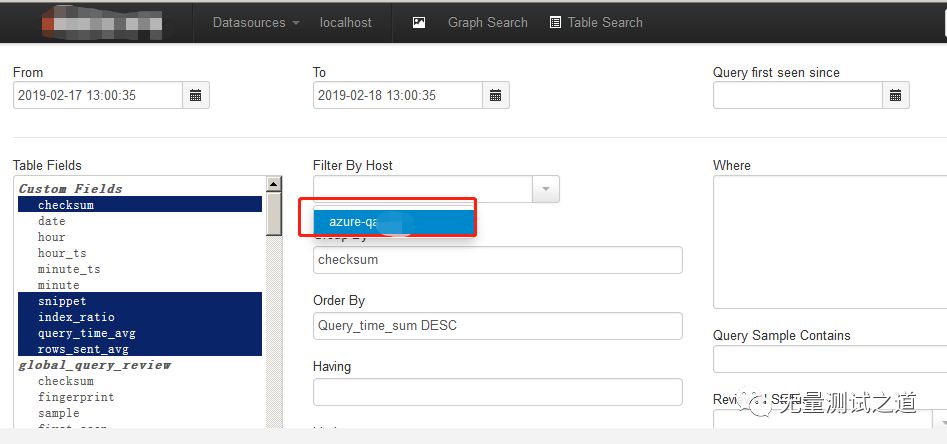 Anemometer中怎么可视化Mysql慢查询日志