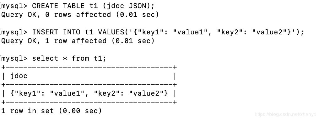 mysql8数据类型有哪些