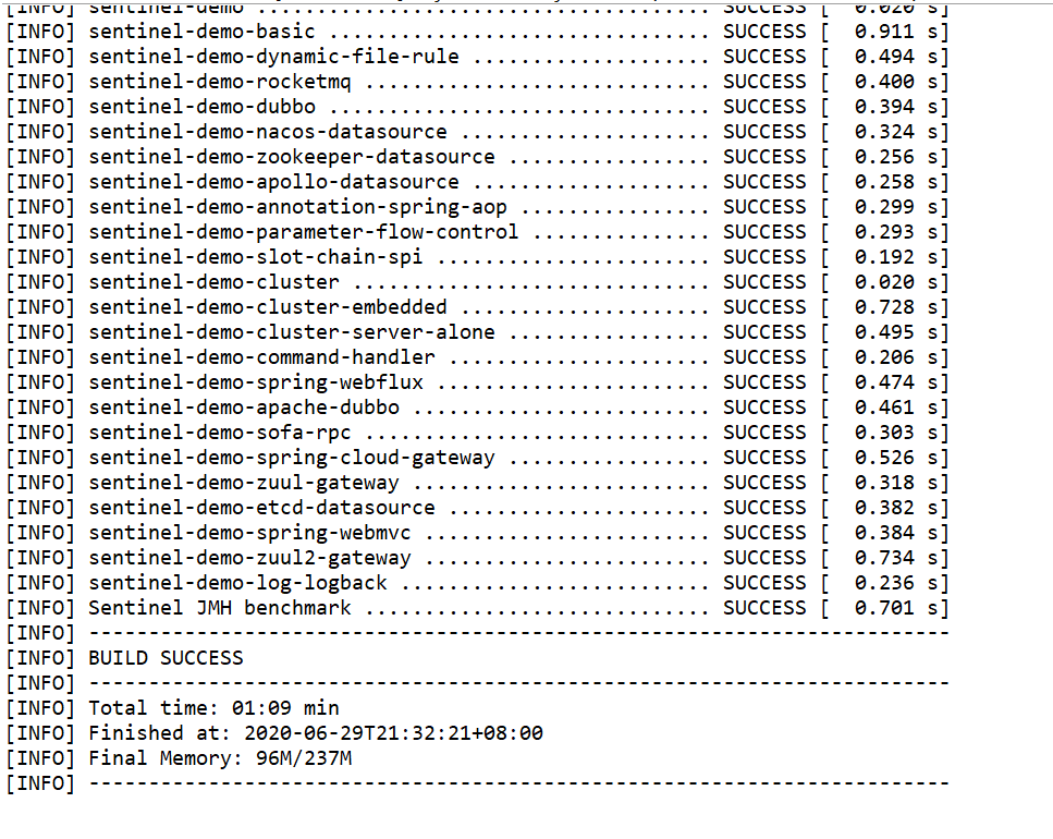 Sentinel源碼編譯的示例分析