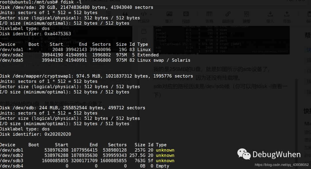 linux怎么用U盘等外接储存设备