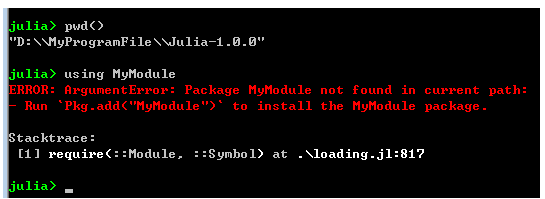 python和julia模块实例分析
