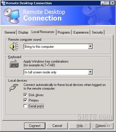 Windows2003中怎么从远程桌面复制文件