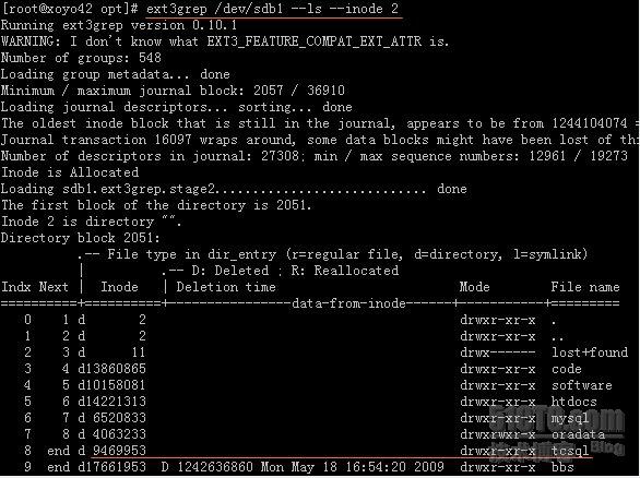 Linux EXT3文件系统下成功恢复误删文件的方法