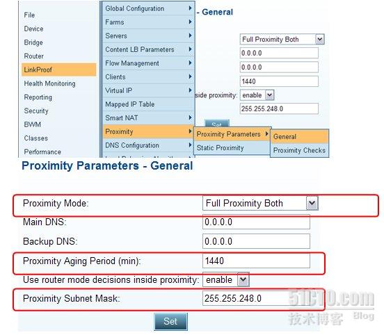 RADWARE中鏈路負載均衡配置的示例分析