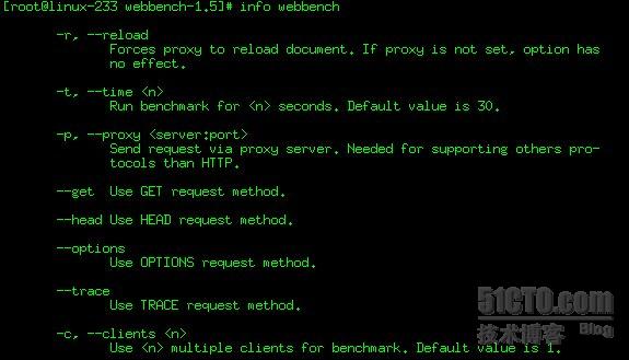 LINUX下简易网站压力测试工具Webbench怎么用