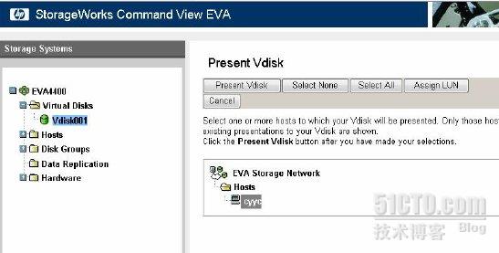 hp eva4400存储配置的示例分析