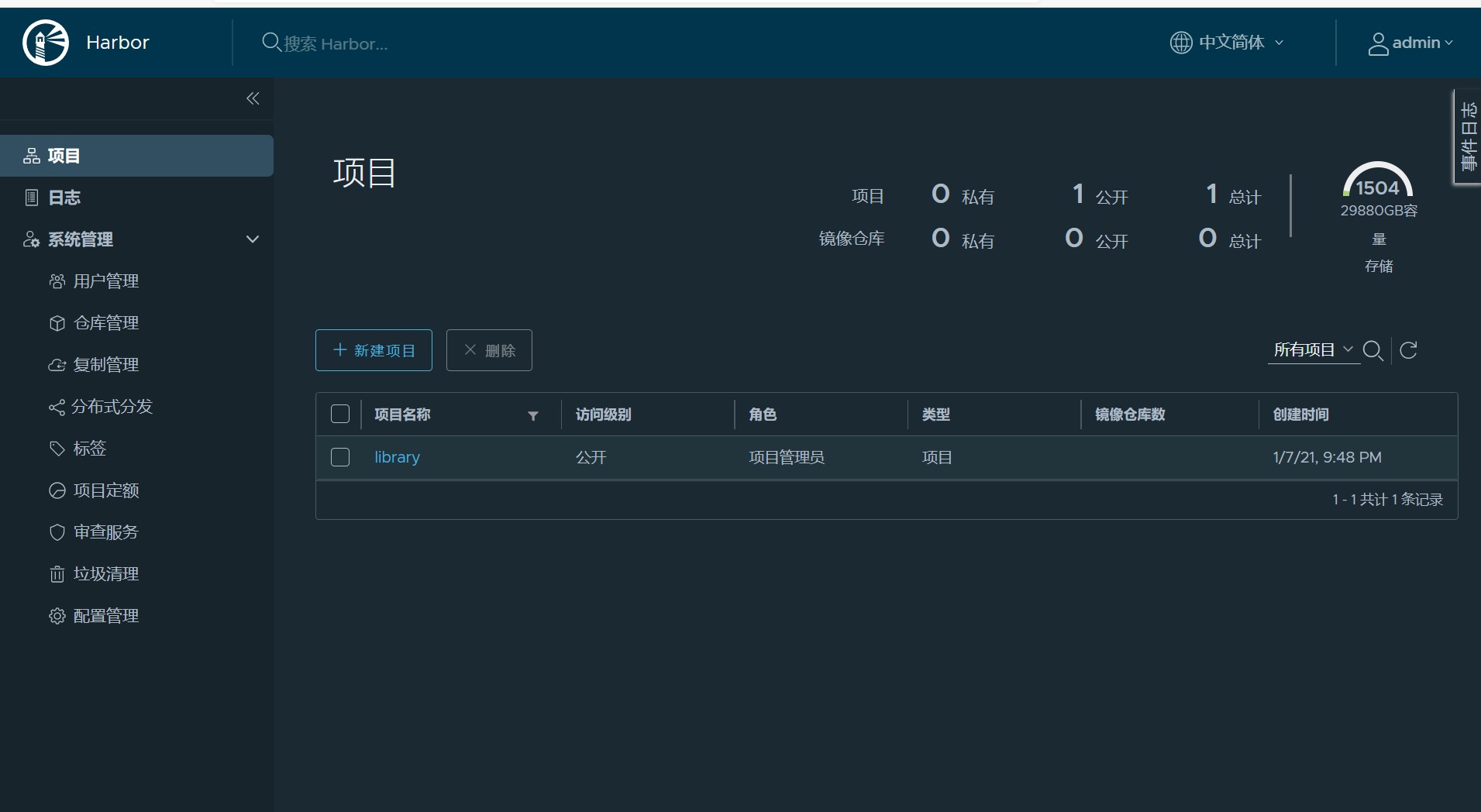 Docker私有鏡像倉庫Harbor的搭建方式