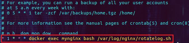 如何滚动docker中的nginx日志