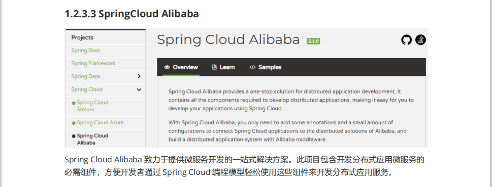 spring cloud alibaba的知識(shí)點(diǎn)有哪些