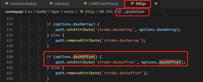 如何实现支持Canvas的Leaflet.Path.DashFlow动态流向线