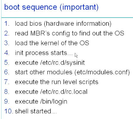 Linux系统启动顺序是什么