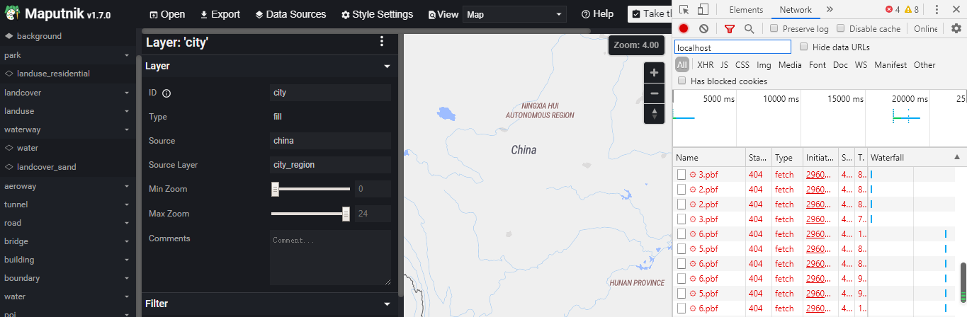 如何让矢量瓦片配图神器maputnik支持 geoserver