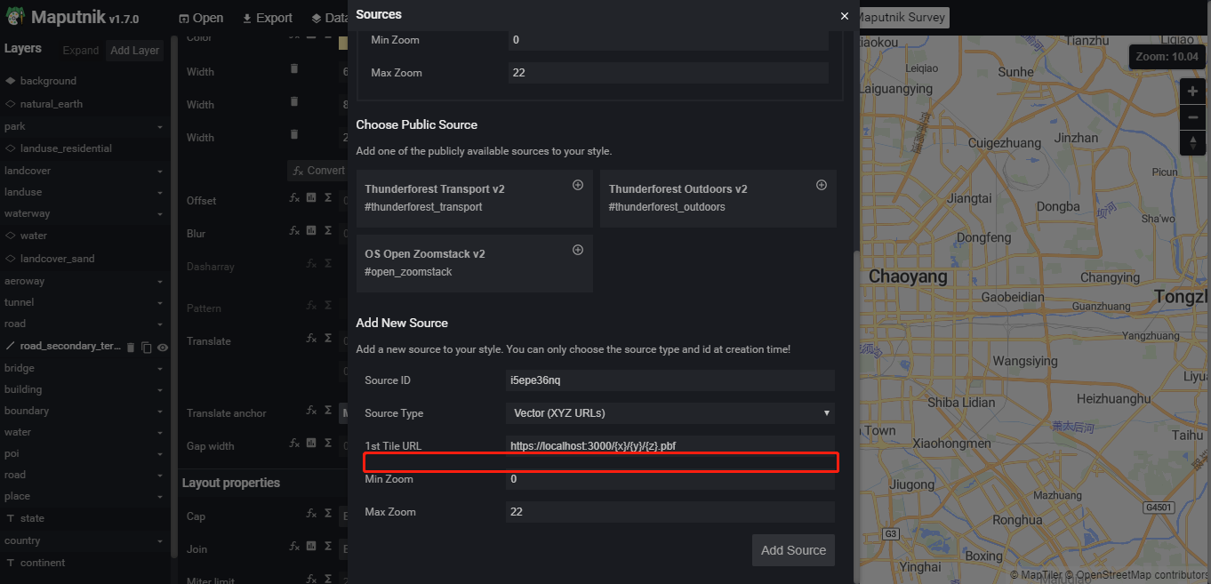 如何让矢量瓦片配图神器maputnik支持 geoserver