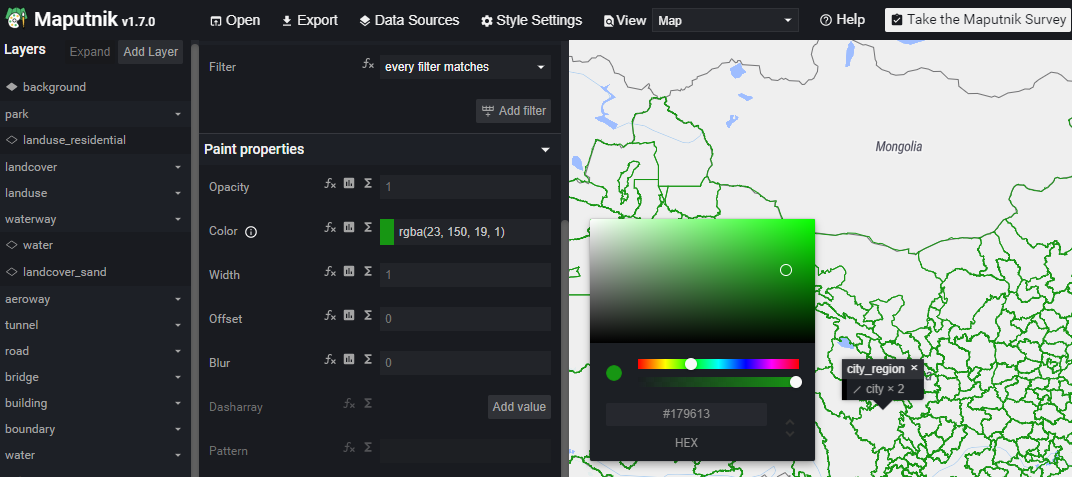 如何让矢量瓦片配图神器maputnik支持 geoserver