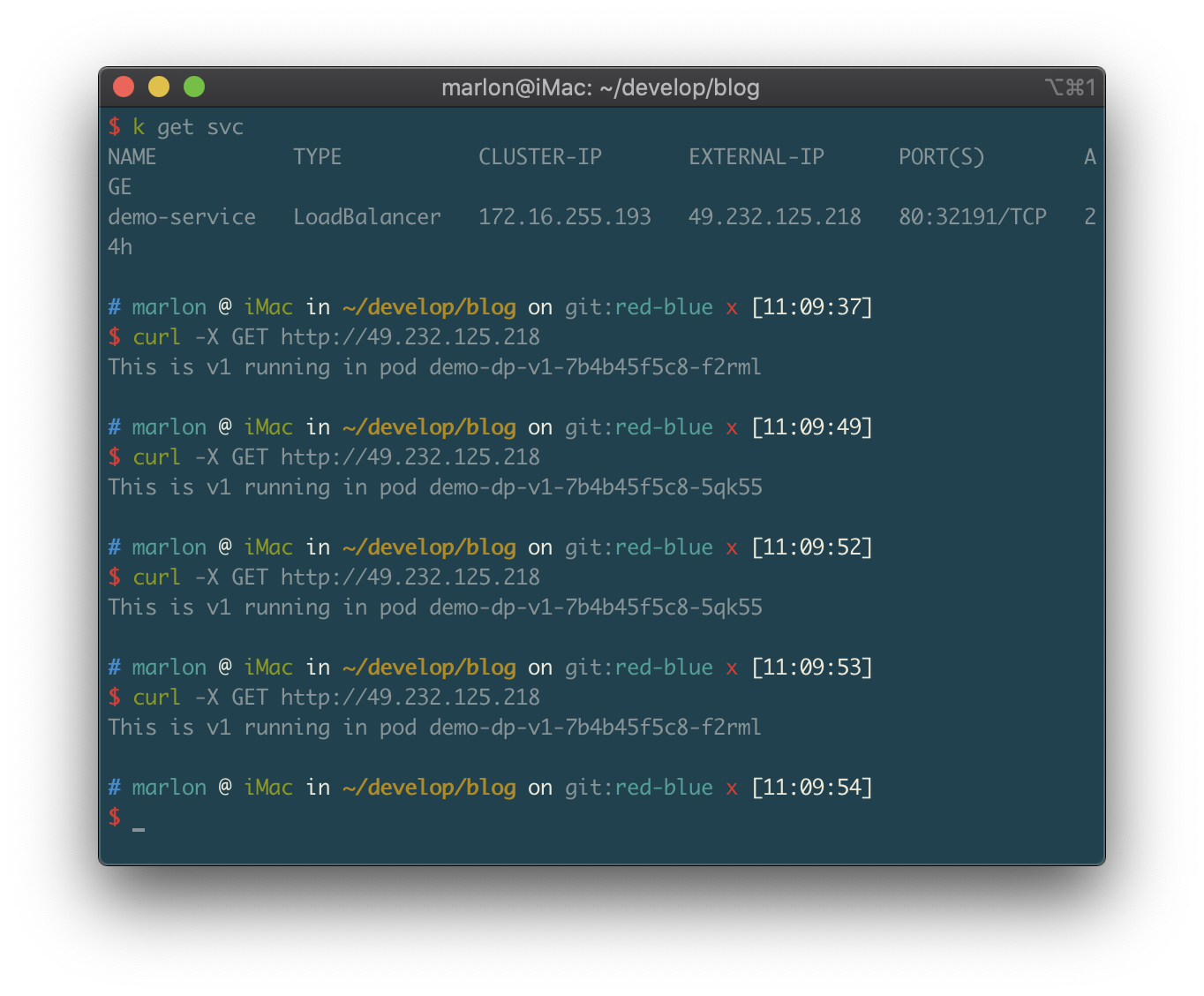 基于Kubernetes如何实现蓝绿发布