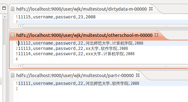 cdh3u3 hadoop 0.20.2 MultipleOutputs多輸出文件怎么實現(xiàn)