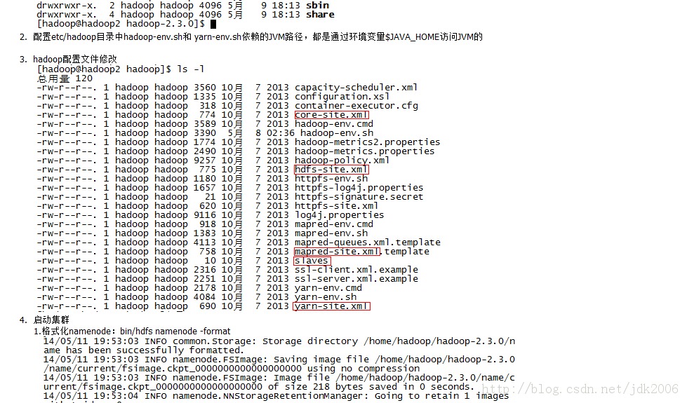 Linux环境下部署Hadoop 2.x的方式