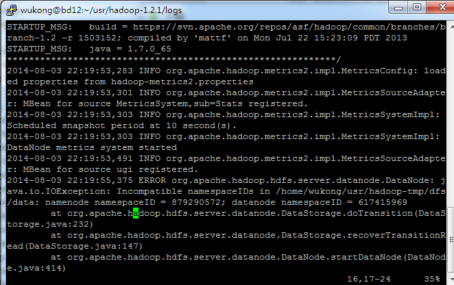 Hadoop datanode无法加入集群怎么办