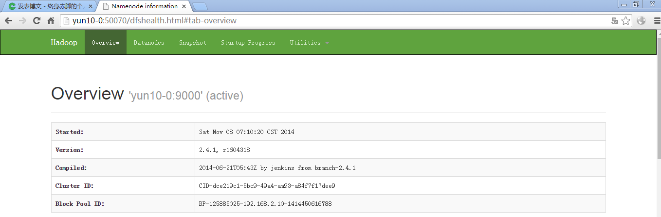 Hadoop2的伪分式怎么搭建