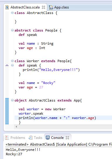 Scala中的抽象类怎么使用